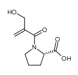 β-hydroxy-α-methylene-N-acryloyl-(S)-proline结构式