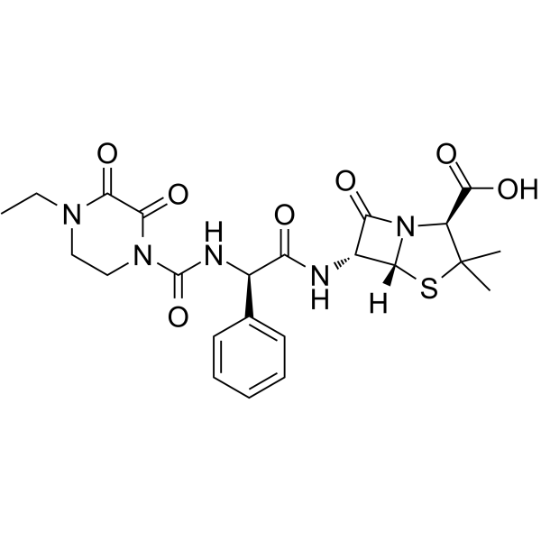 哌拉西林结构式