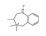 3,4,4-Trimethyl-2,3,4,5-tetrahydro-1H-benzo[e][1,4]diazepin-4-ium; iodide Structure