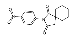2-(4-nitrophenyl)-2-azaspiro[4.5]decane-1,3-dione Structure