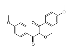 2-methoxy-1,3-bis(4-methoxyphenyl)propane-1,3-dione结构式
