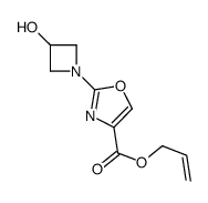prop-2-enyl 2-(3-hydroxyazetidin-1-yl)-1,3-oxazole-4-carboxylate结构式