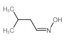 Butanal, 3-methyl-,oxime Structure