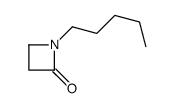 1-pentylazetidin-2-one Structure