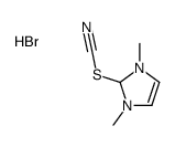(1,3-dimethyl-1,2-dihydroimidazol-1-ium-2-yl) thiocyanate,bromide Structure