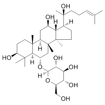 人参皂苷Rh1结构式