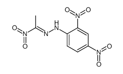 (E)-N-(2,4-dinitrophenyl)-N'-(1-nitroethylidene)hydrazine Structure