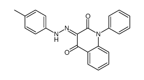 3-[(4-methylphenyl)hydrazinylidene]-1-phenylquinoline-2,4-dione Structure