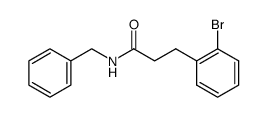 N-benzyl-3-(o-bromophenyl)propionylamide Structure