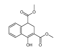 dimethyl 1,2-dihydro-4-hydroxynaphthalene-1,3-dicarboxylate结构式
