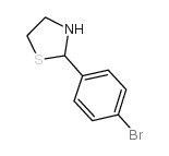 2-(4-溴苯基)噻唑烷结构式