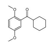cyclohexyl-(2,5-dimethoxyphenyl)methanone结构式