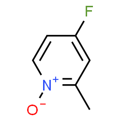 Pyridine, 4-fluoro-2-methyl-, 1-oxide (9CI)结构式