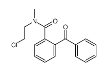 O-BENZOYL-N-(2-CHLOROETHYL)-N-METHYLBENZAMIDE Structure