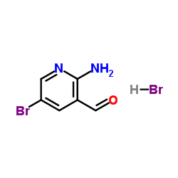 2-Amino-5-bromonicotinaldehyde hydrobromide Structure