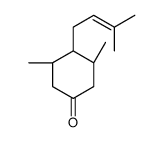 3,5-Dimethyl-4-(3-methyl-2-butenyl)cyclohexanone结构式