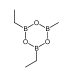 Boroxin,diethylmethyl- (9CI) Structure