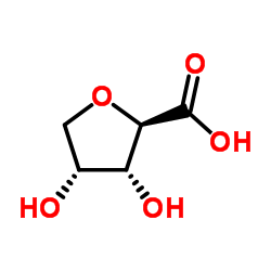 D-Ribonic acid, 2,5-anhydro- (9CI)结构式