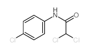 2,2-dichloro-N-(4-chlorophenyl)acetamide Structure