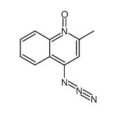 4-azido-2-methylquinoline 1-oxide结构式