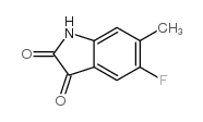 5-Fluoro-6-Methyl Isatin structure