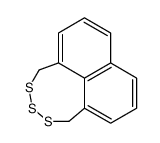 4H,8H-Naphtho[1,8-e]-1,2,3-trithiocin结构式