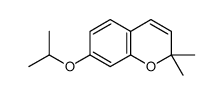 2,2-dimethyl-7-propan-2-yloxychromene结构式