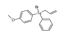 allylbromo(4-methoxyphenyl)(phenyl)-l4-tellane结构式