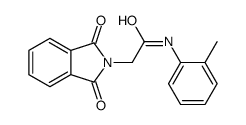 2-(1,3-dioxoisoindol-2-yl)-N-(2-methylphenyl)acetamide Structure