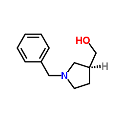 (1-Benzyl-3-pyrrolidinyl)methanol structure