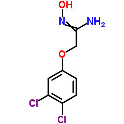2-(3,4-DICHLOROPHENOXY)-N'-HYDROXYETHANIMIDAMIDE Structure