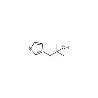 2-Methyl-1-(thiophen-3-yl)propan-2-ol Structure