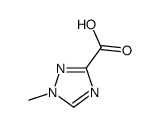 1-甲基-1H-1,2,4-三唑-3-羧酸结构式