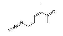 6-azido-3-methylhex-3-en-2-one Structure