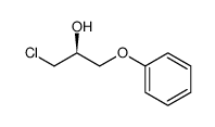 (S)-1-chloro-3-phenoxyisopropanol结构式