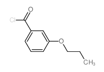 Benzoyl chloride, 3-propoxy- (9CI)结构式