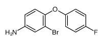 3-bromo-4-(4-fluorophenoxy)aniline Structure