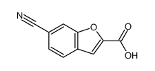 6-cyanobenzofuran-2-carboxylic acid Structure