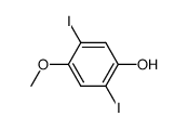 1-hydroxy-2,5-diiodo-4-methoxybenzene结构式