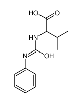 2-[(苯胺羰基)氨基]-3-甲基丁酸结构式