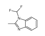 1-(二氟甲基)-2-甲基-(9ci)-1H-苯并咪唑结构式