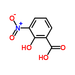 3-硝基水杨酸结构式