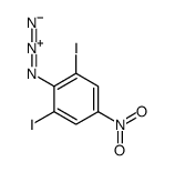2-azido-1,3-diiodo-5-nitrobenzene Structure