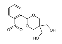 5,5-bis-hydroxymethyl-2-(2-nitro-phenyl)-[1,3]dioxane Structure