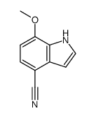 4-Cyano-7-methoxyindole Structure