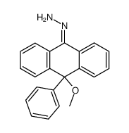 10-methoxy-10-phenyl-anthrone-hydrazone结构式