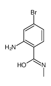 2-氨基-4-溴-N-甲基苯甲酰胺结构式