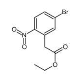 5-溴-2-硝基苯乙酸乙酯结构式