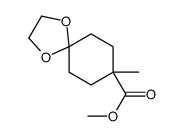 8-甲基-1,4-二氧杂螺[4.5]癸烷-8-羧酸甲酯结构式