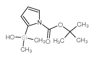 1-Boc-2-(hydroxydimethylsilyl)pyrrole Structure
